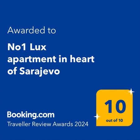 No1 Lux Apartment In Heart Of Сараево Экстерьер фото